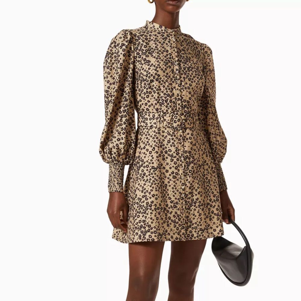 KEEPSAKE the Label Animal Print Long Sleeve Dress